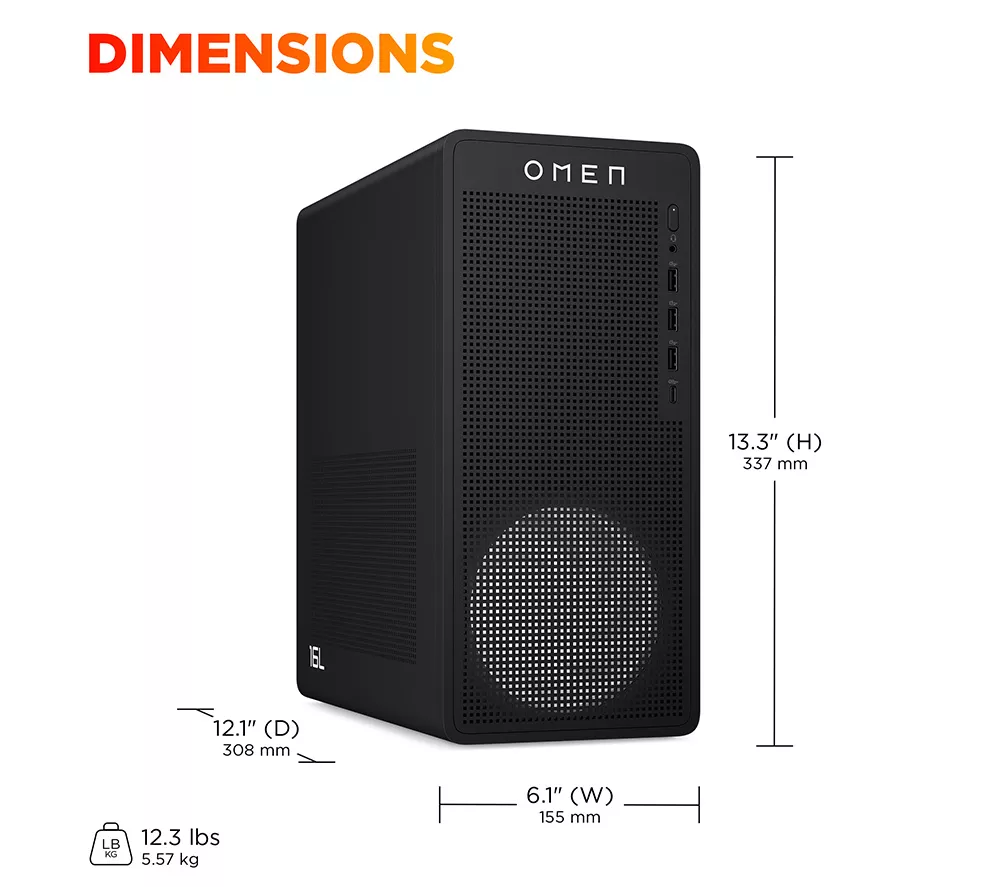 HP OMEN 16L Gaming PC - Intel® Core™ i5, RTX 5060, 1 TB SSD - Image 10