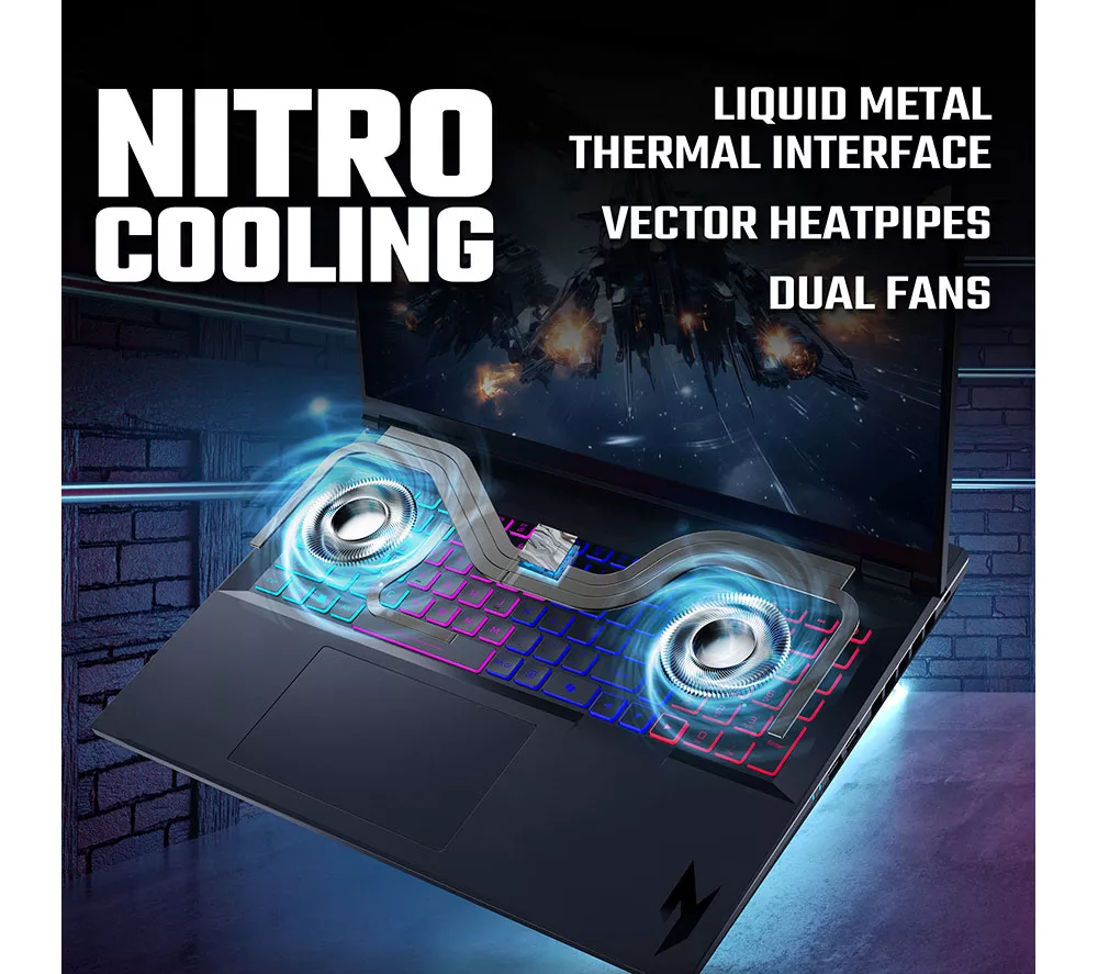 ACER Nitro 18 AI 18" Gaming Laptop - AMD Ryzen AI 9, RTX 5070 Ti, 1 TB SSD - Image 5