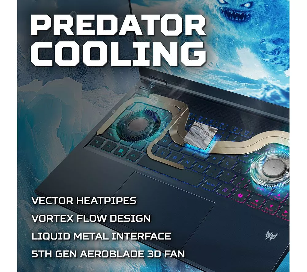 ACER Predator Helios Neo 14 AI 14" Gaming Laptop - Intel® Core™ Ultra 9, RTX 5070, 1 TB SSD - Image 9