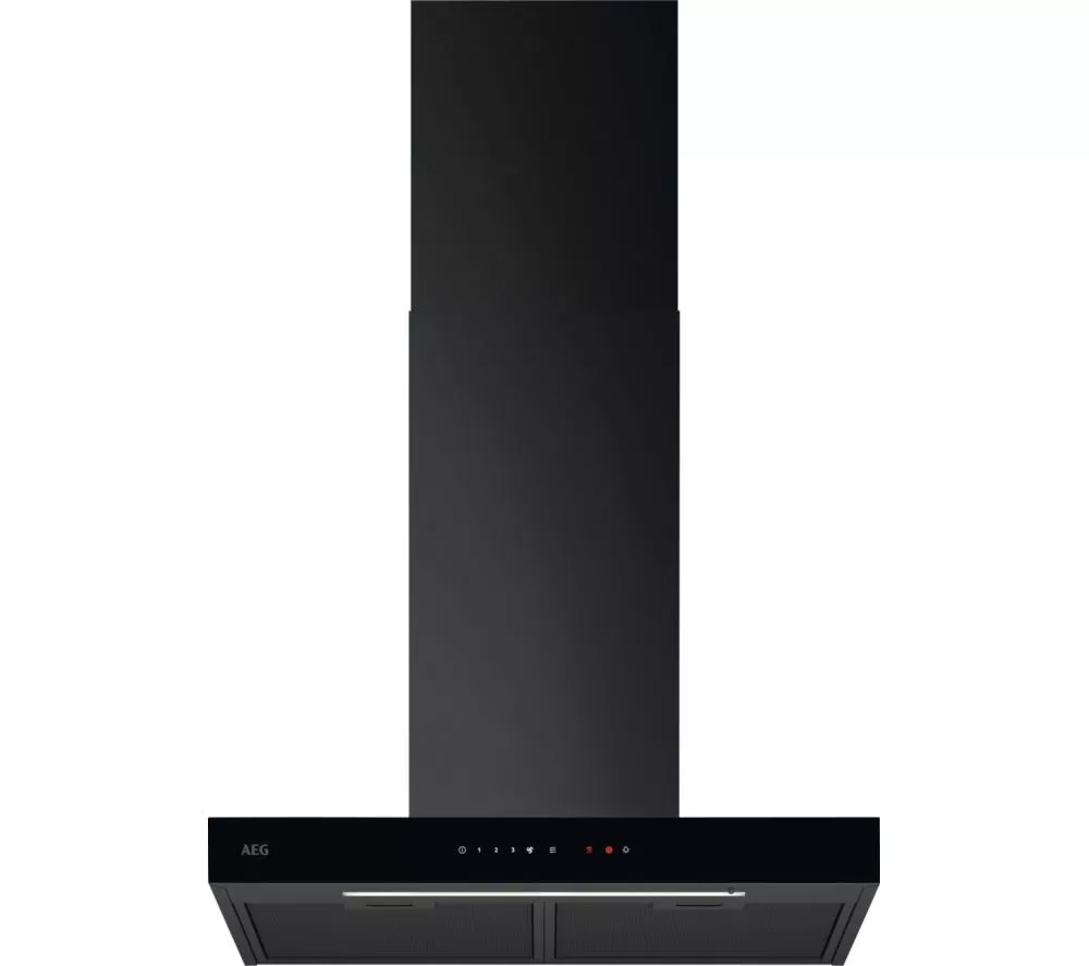 AEG Hob2Hood GB67D61HB Chimney Cooker Hood - Black