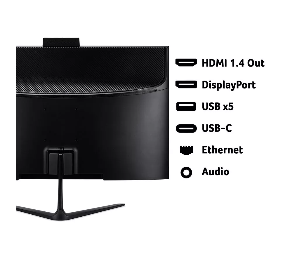 ACER Aspire C24-B 23.8" All-in-One PC - Intel® Celeron®, 512 GB SSD, Black - Image 6