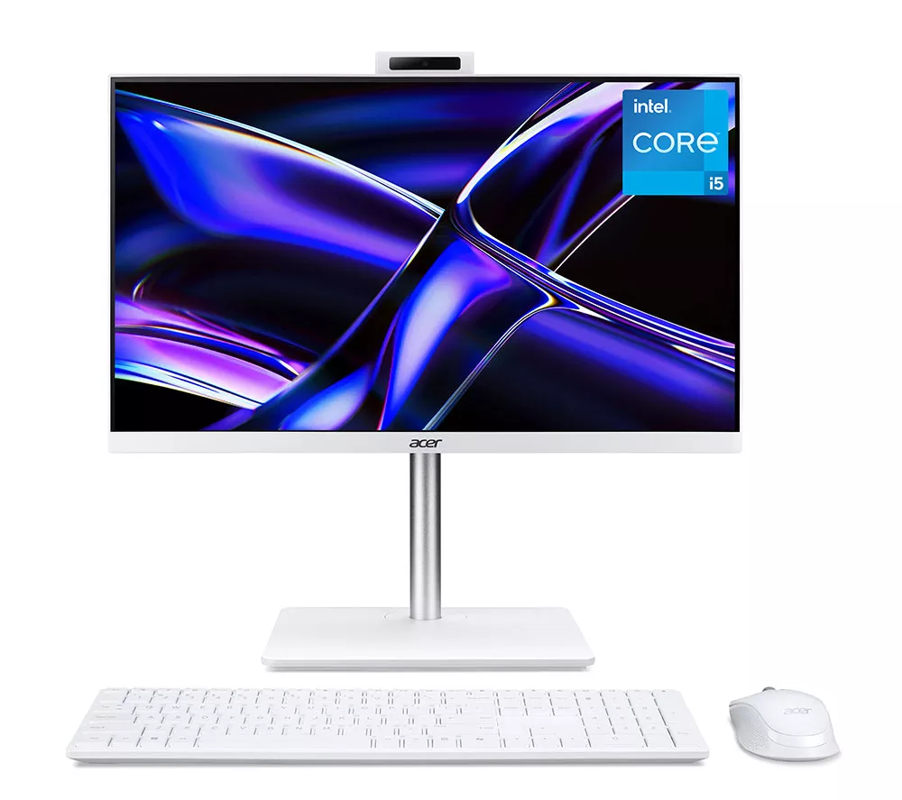 ACER Aspire C24-A 23.8" All-in-One PC - Intel® Core™ i5, 512 GB SSD, White