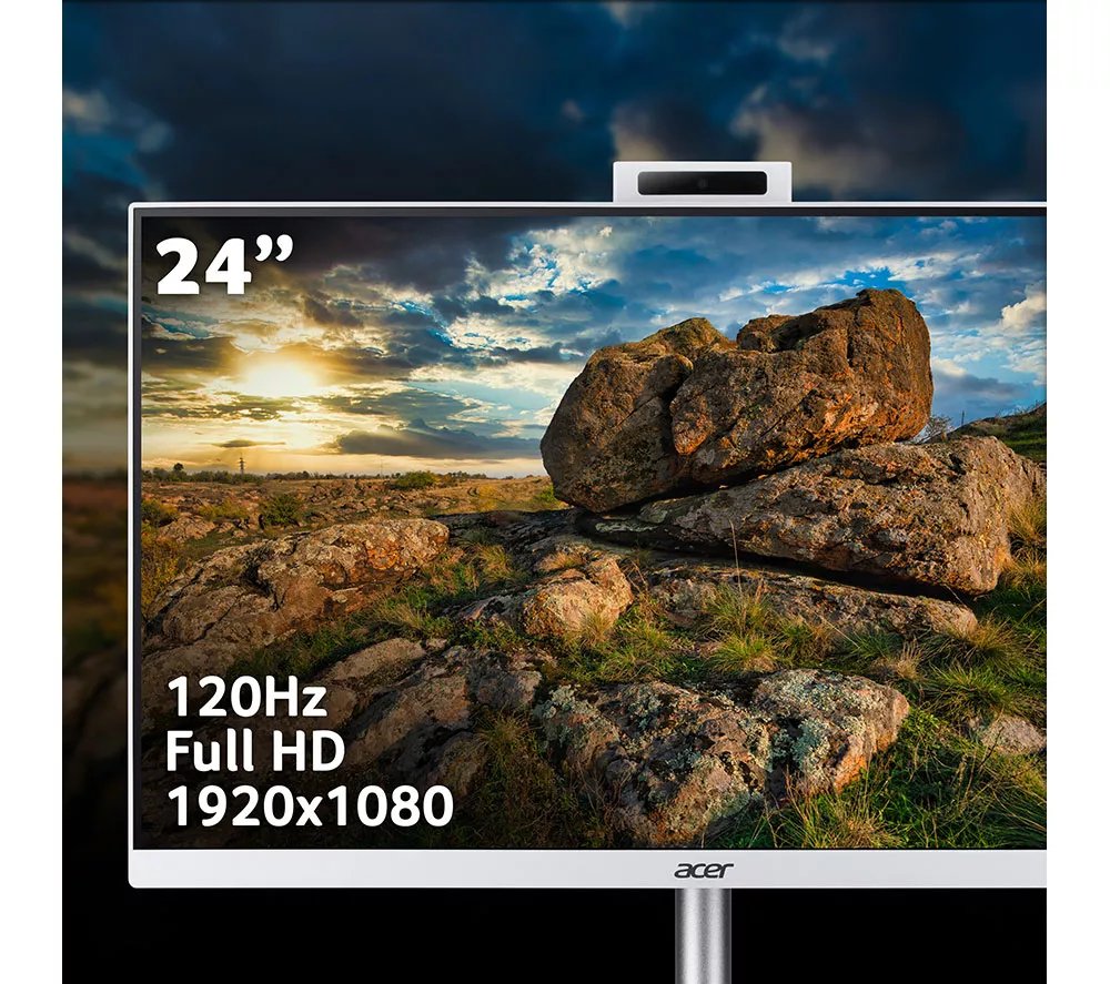 ACER Aspire C24-A 23.8" All-in-One PC - Intel® Core™ i5, 512 GB SSD, White