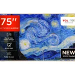 TCL NXTVISION A300W 75" QLED 4K HDR Smart Google TV - 75A300W-UK