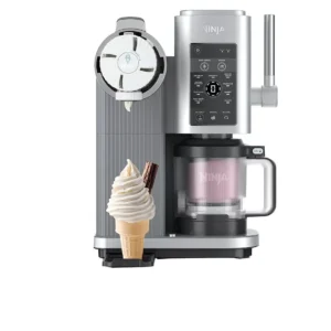 NINJA Swirl by CREAMi NC701UK 13-in-1 Ice Cream & Frozen Dessert Maker - Silver