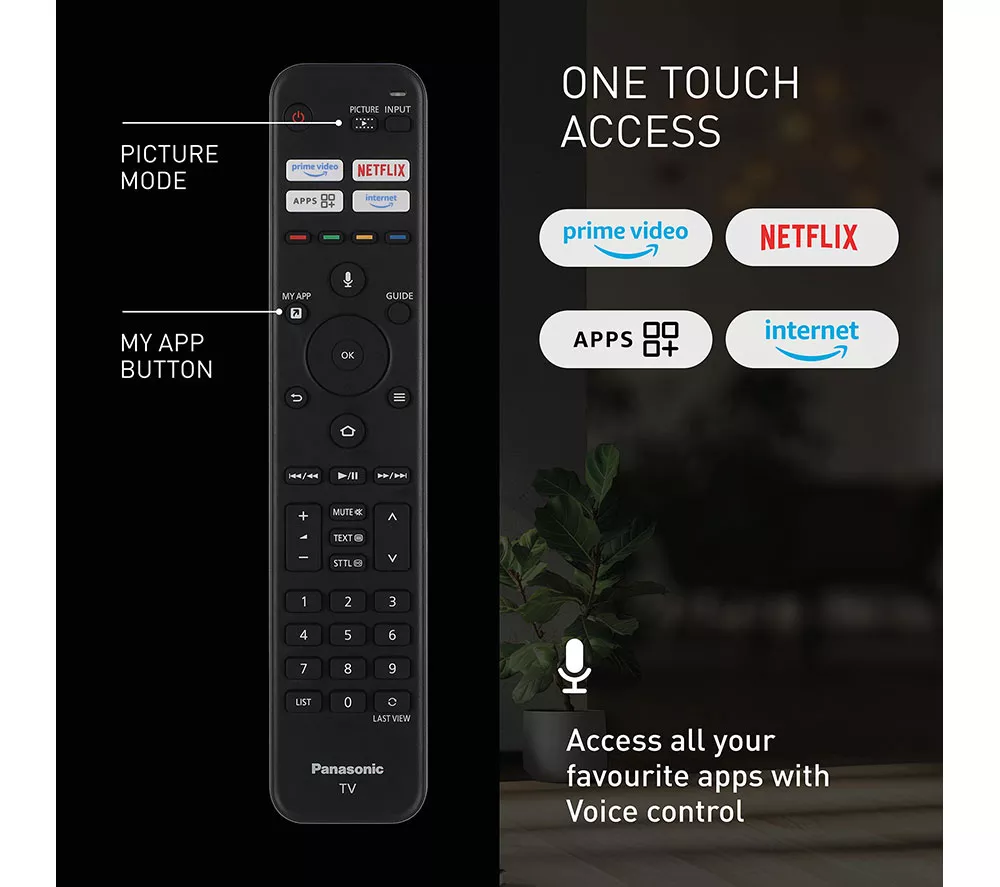 PANASONIC W85B 65" QLED 4K HDR Smart Fire TV with Freely - TV-65W85BEY