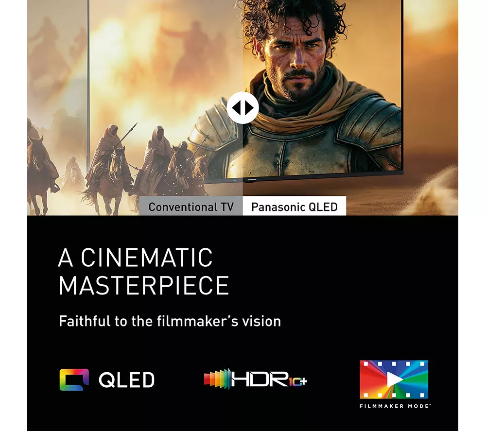 PANASONIC W85B 65" QLED 4K HDR Smart Fire TV with Freely - TV-65W85BEY