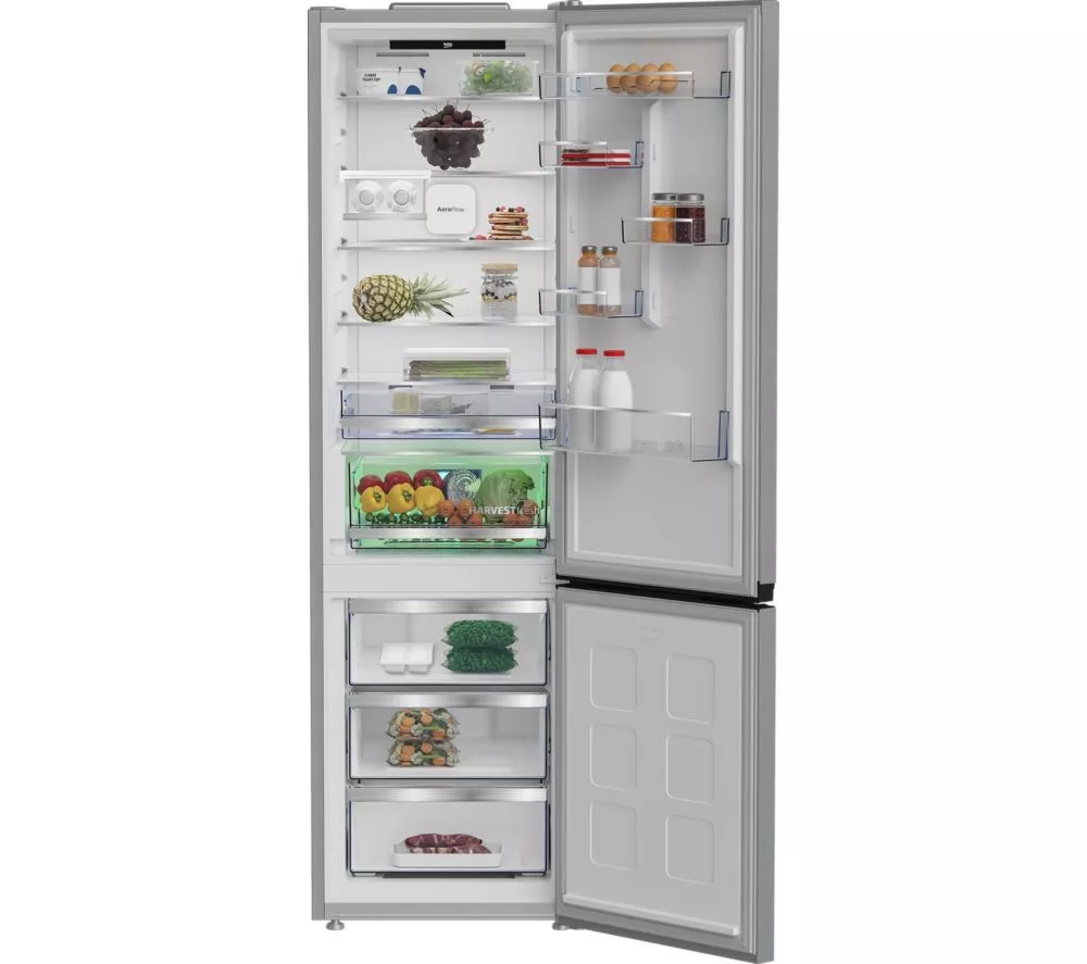 BEKO Pro HarvestFresh CNA6603VPX 60/40 Fridge Freezer - Brushed Steel