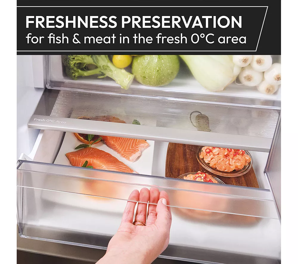 HOOVER H-Combi 300 HONCQ2T618CWK Smart 60/40 Fridge Freezer - White