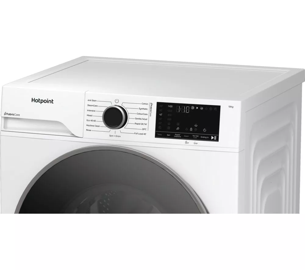 HOTPOINT FabricCare HBCA 103 CARE UK 10 kg 1400 Spin Washing Machine - White - Image 8