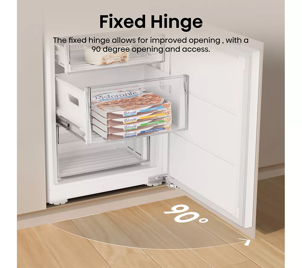 HISENSE RB5B280SSWC Integrated Smart 70/30 Fridge Freezer - Fixed Hinge - Image 7