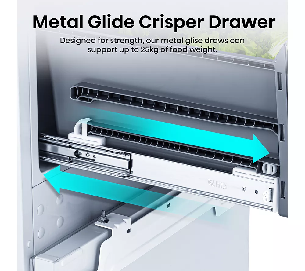 HISENSE RB5B280SSWC Integrated Smart 70/30 Fridge Freezer - Fixed Hinge - Image 10