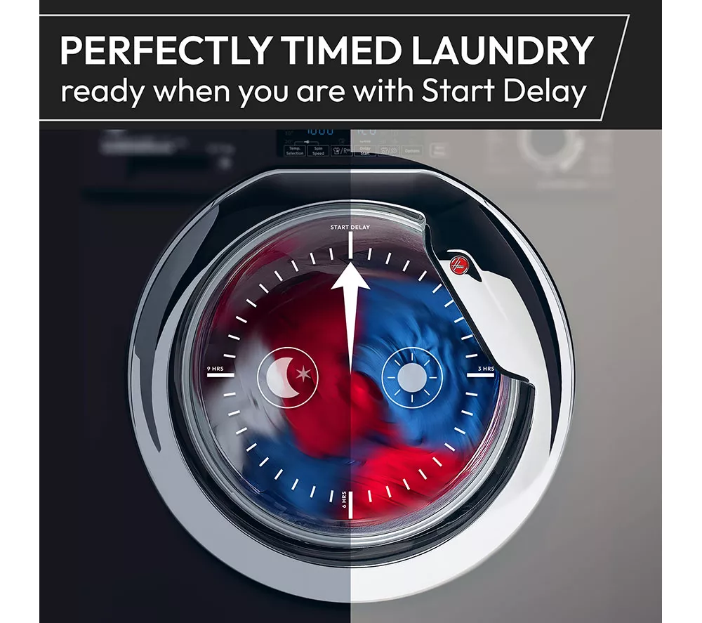 HOOVER H-Dry 350 HRE H9N2TBE-80 WiFi-enabled 9 kg Heat Pump Tumble Dryer - White