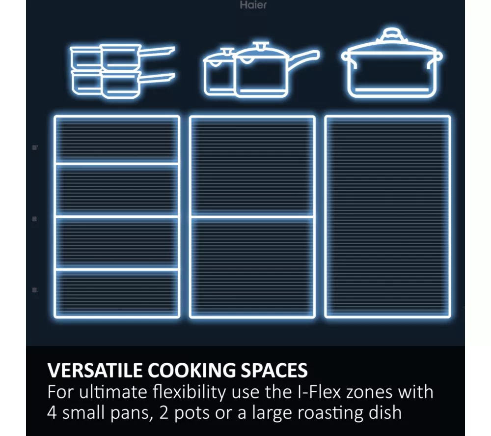 HAIER HAMTB56IRB1S 65 cm Electric Induction Hob - Black - Image 3