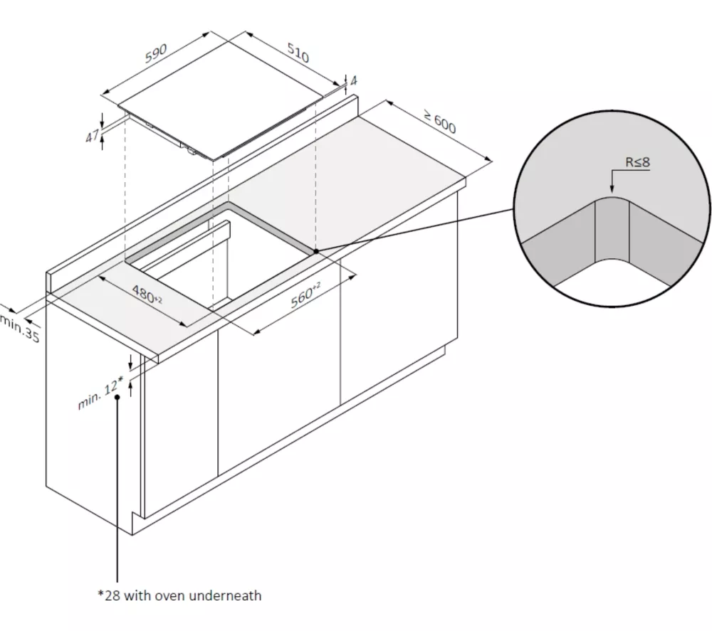 HAIER HAMTB56IRB1S 65 cm Electric Induction Hob - Black - Image 12