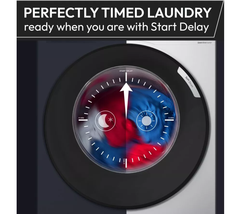 HOOVER Pro Wash Series 5 HBP 413BL8-80 WiFi-enabled 13 kg 1400 Spin Washing Machine - White