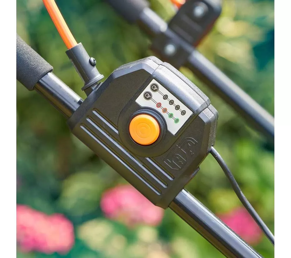 LAWNMASTER CLMF4841E-01 Cordless Rotary Lawn Mower - Orange & Black - Image 3