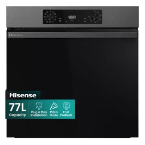 HISENSE Hi2 BI624CTPGUK Plug-in Electric Oven - Black Inox