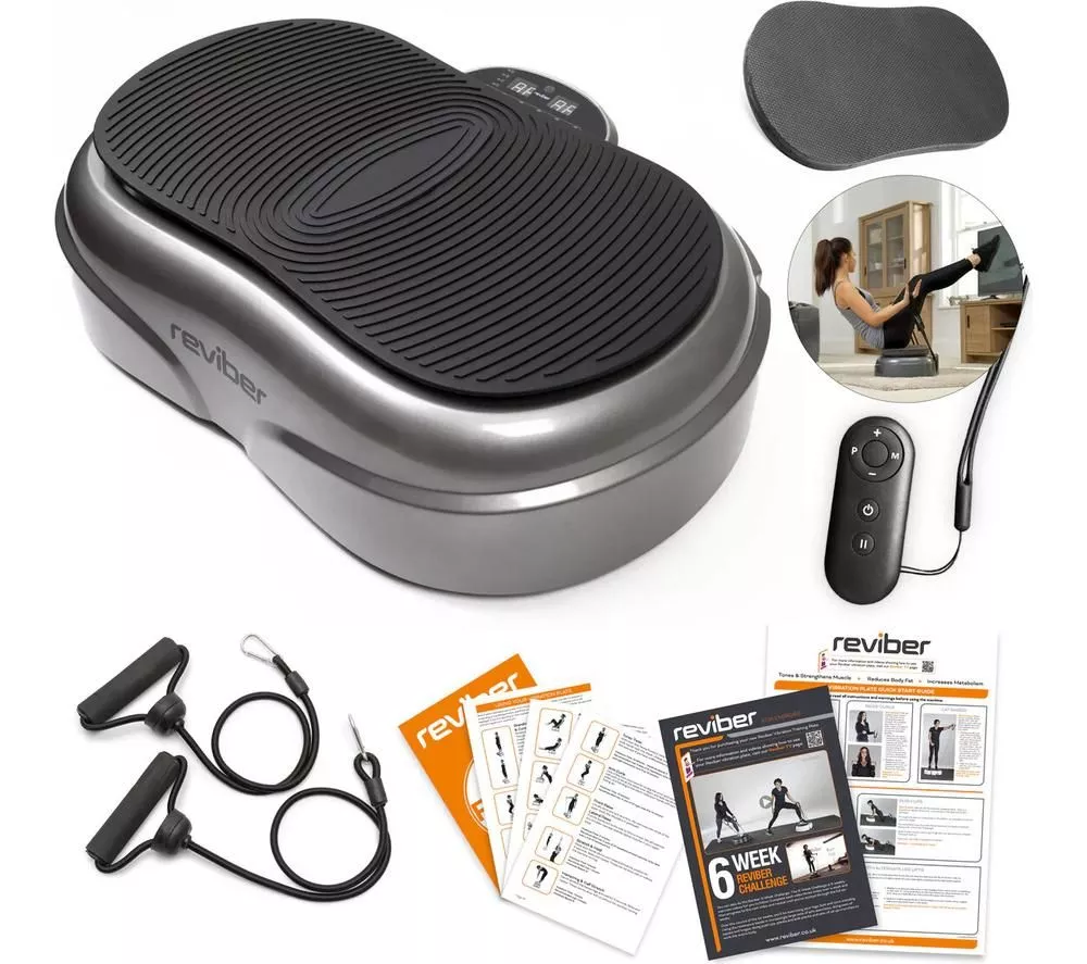 REVIBER Fusion Vibration Plate Exerciser - Grey - Image 10