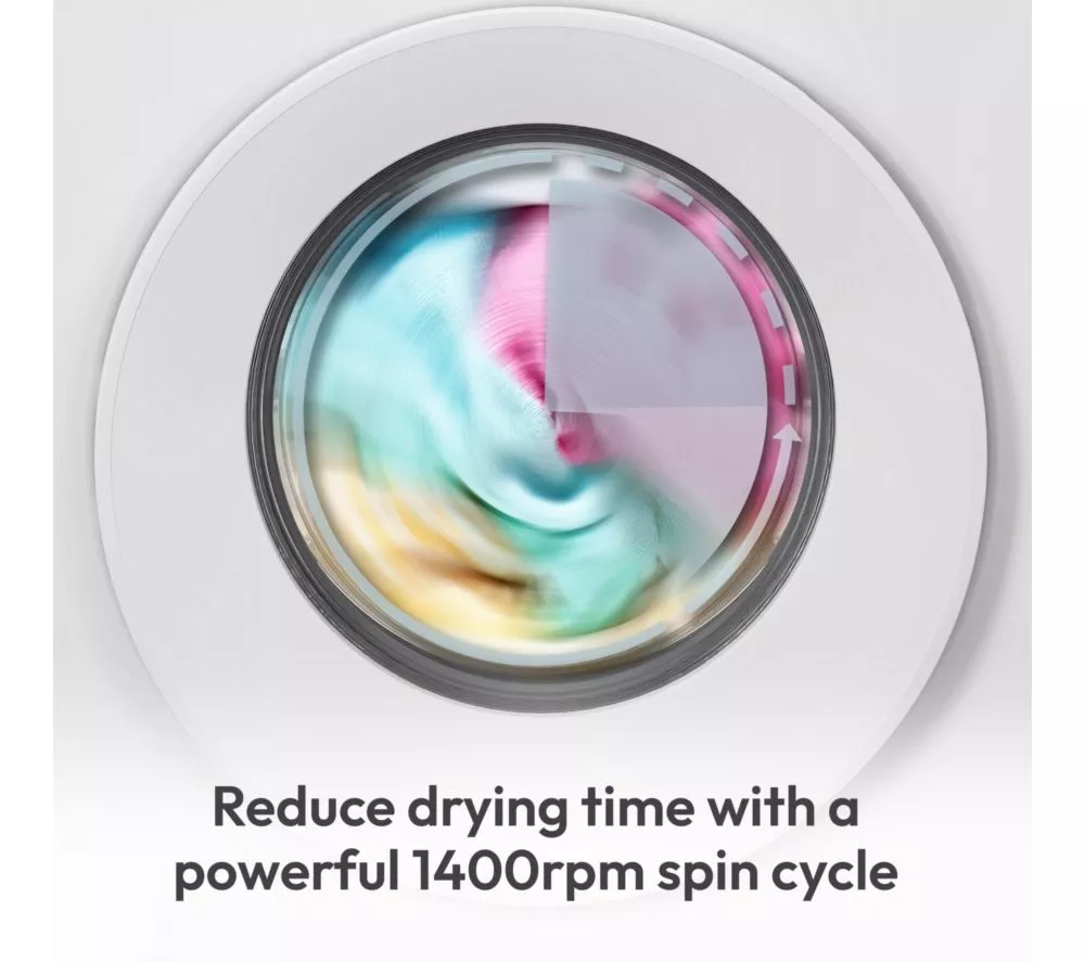 CANDY ProWash 400 BC4SD49M6DB8-80 Integrated WiFi-enabled 9 kg 1400 Spin Washing Machine