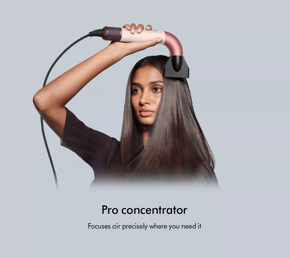 DYSON Supersonic R Straight & Wavy Hair Dryer - Ceramic Pink & Rose Gold - Image 3