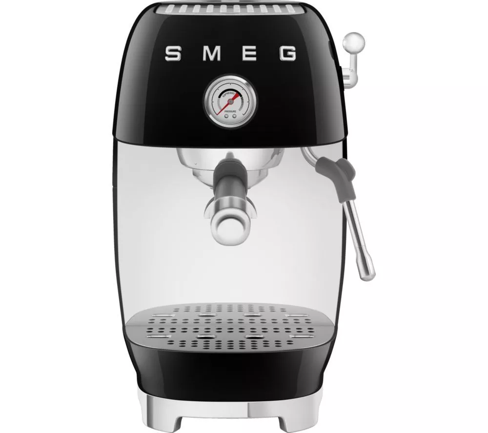 SMEG ECF03BLUK Coffee Machine - Black