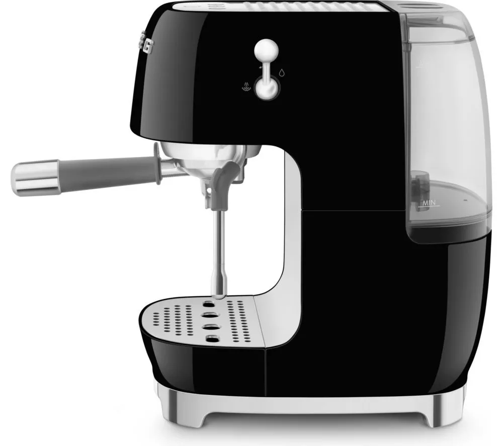 SMEG ECF03BLUK Coffee Machine - Black