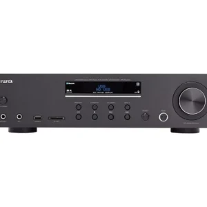 AIWA AMU-120BT Bluetooth Mini Hi-Fi System - Black