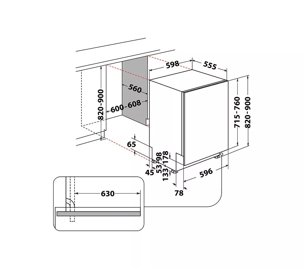 HOTPOINT MaxiSpace H7IC16M6 UK Full-size Integrated Dishwasher - Image 10