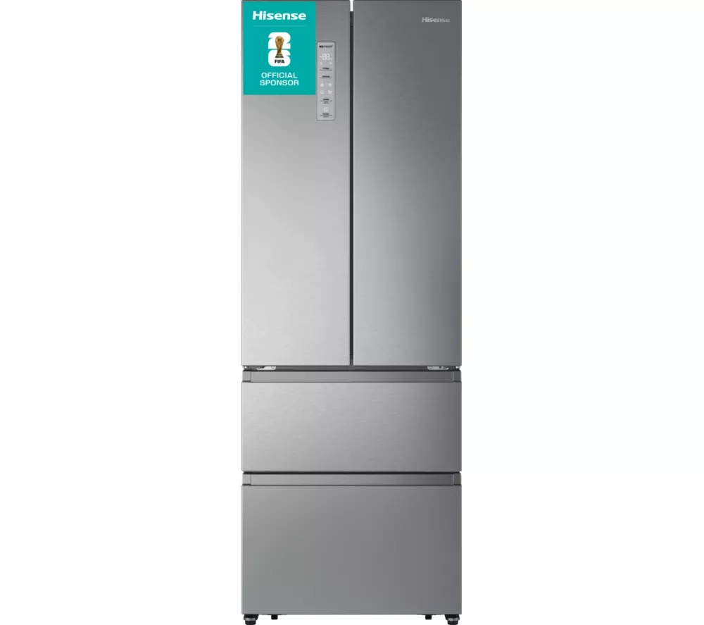 HISENSE PureFlat RF632N4AIE1 Fridge Freezer - Stainless Steel