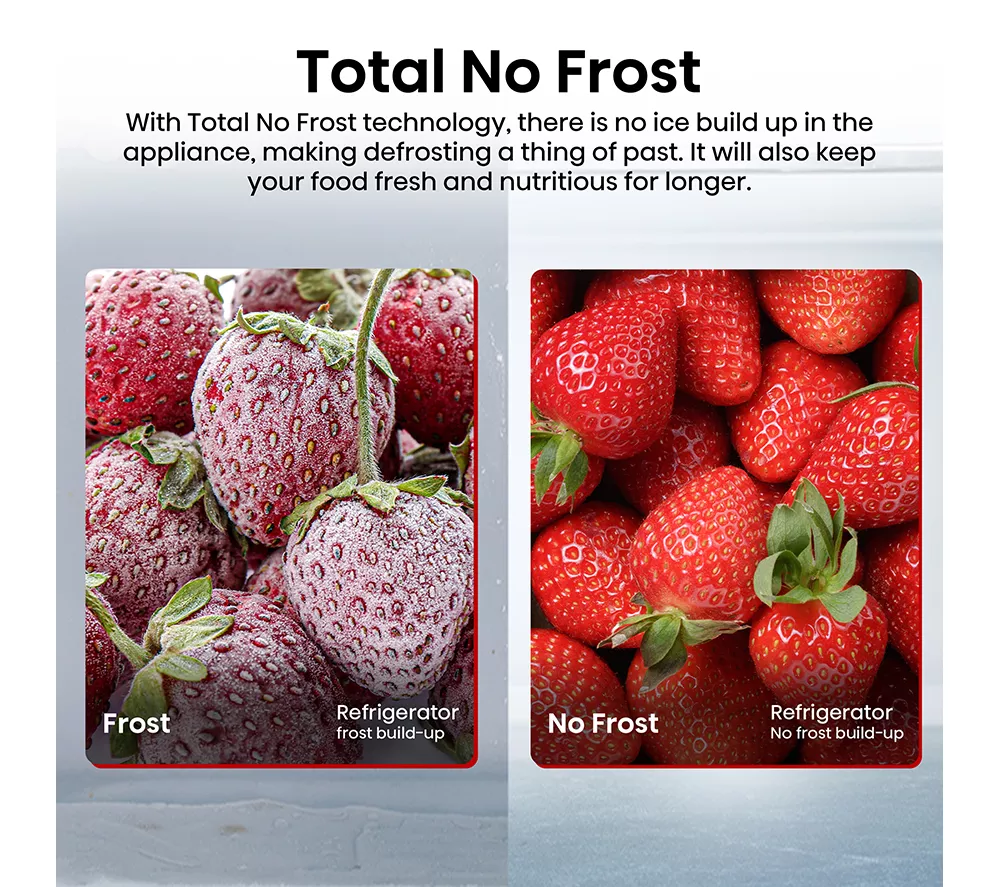 HISENSE PureFlat RF632N4AIE1 Fridge Freezer - Stainless Steel - Image 4