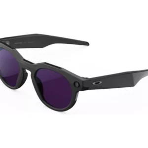 OAKLEY Meta HSTN Glasses - Black, Clear to Amethyst Transitions