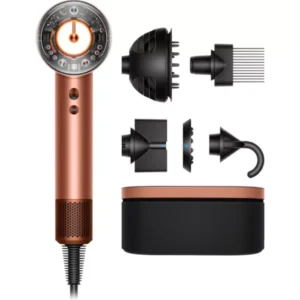 DYSON Supersonic Nural Curly+Coily Hair Dryer - Amber Silk & Pink Champagne