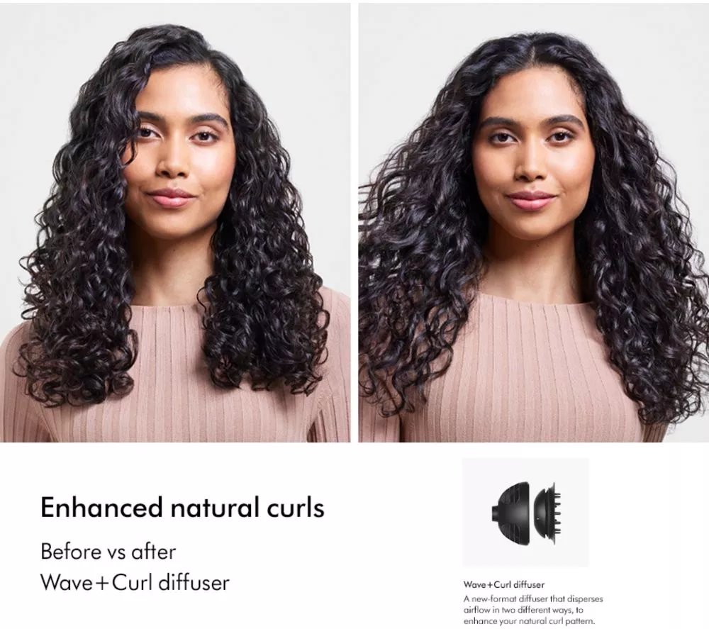 DYSON Supersonic Nural Curly+Coily Hair Dryer - Amber Silk & Pink Champagne - Image 7