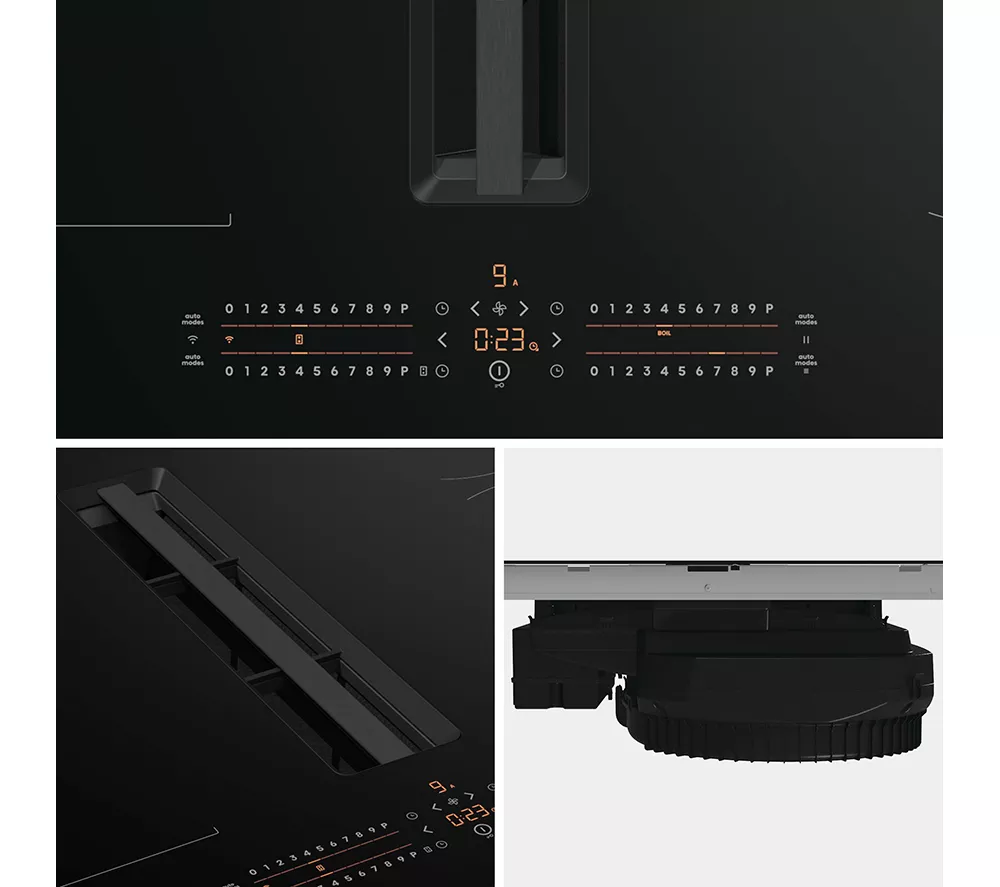 HISENSE Hi6 HEH8432BSCWF 83 cm Vented Induction Hob with Bridge Zone - Black - Image 12