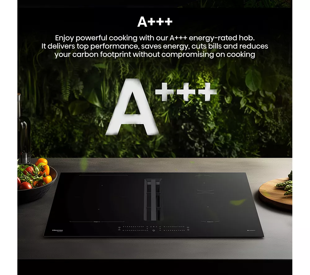 HISENSE Hi6 HEH8432BSCWF 83 cm Vented Induction Hob with Bridge Zone - Black - Image 23