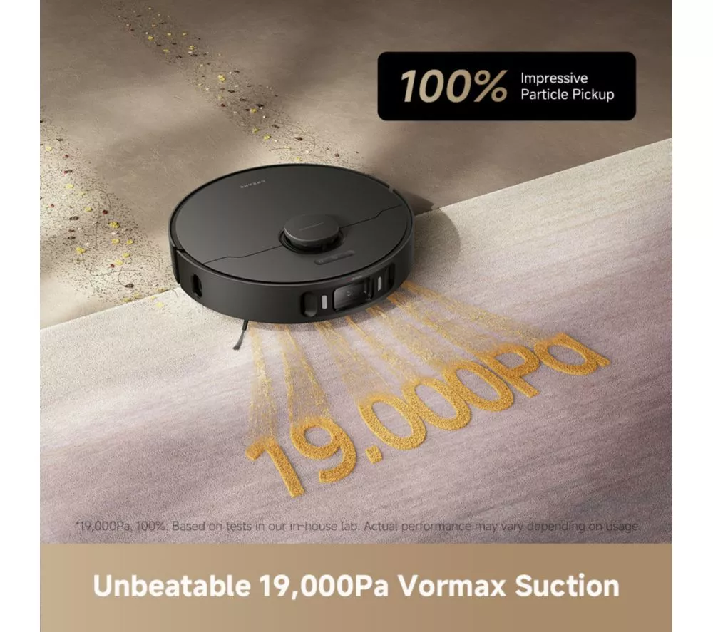 DREAME L40 Ultra AE Robot Vacuum Cleaner & Mop - Black - Image 5