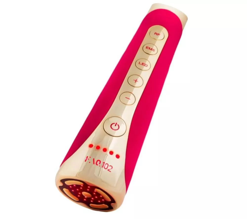 FOREO FAQ 102 High-Frequency Red Light Therapy LED Wand - Pink Ruby