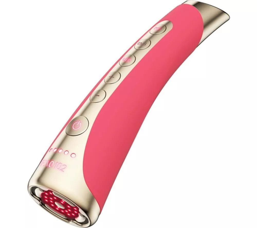 FOREO FAQ 102 High-Frequency Red Light Therapy LED Wand - Pink Ruby