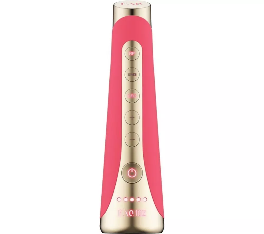 FOREO FAQ 102 High-Frequency Red Light Therapy LED Wand - Pink Ruby