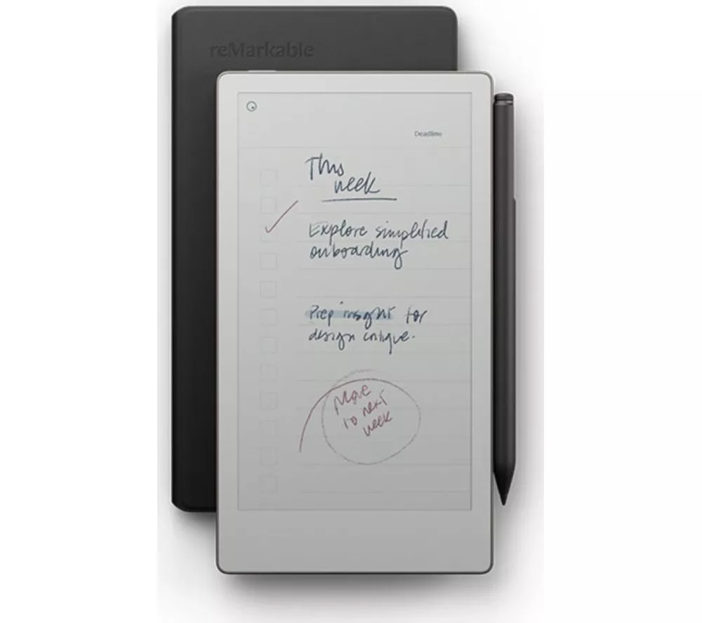 REMARKABLE Paper Pro Move with Marker Plus & Premium Leather Book Folio