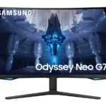 SAMSUNG Odyssey Neo G7 LS32BG750NPXXU 4K Ultra HD 32" Curved Quantum Dot Gaming Monitor - Black