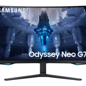 SAMSUNG Odyssey Neo G7 4K Ultra HD 32" Curved VA Mini LED Gaming Monitor - Black