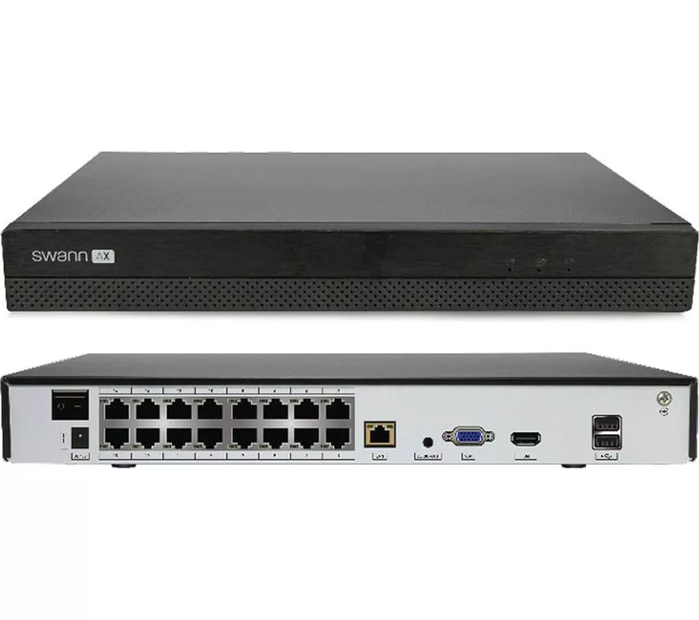 SWANN AdvancedX SWNVK-16ADVANX8B 16-channel 4K Ultra HD NVR Security System - 2TB, 8 Bullet Cameras