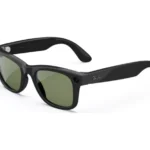 RAY-BAN Meta Wayfarer (Gen 2) Glasses - Shiny Black with Green Lenses