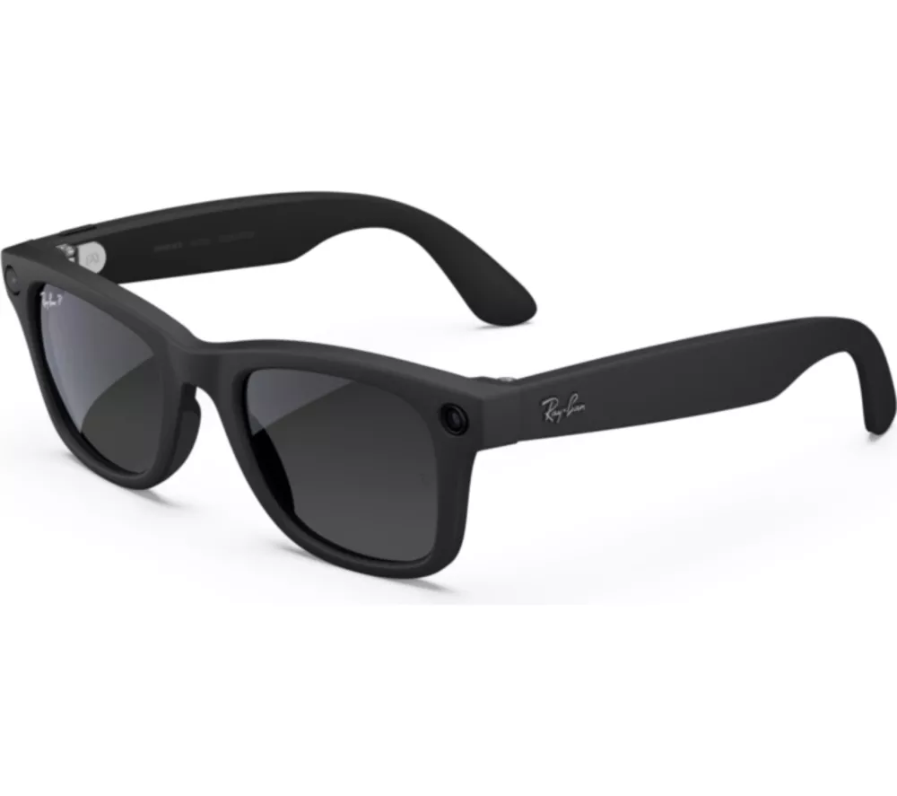 RAY-BAN Meta Wayfarer (Gen 2) Glasses - Matte Black with Gradient Graphite Lenses