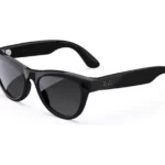 RAY-BAN Meta Skyler (Gen 2) Glasses - Shiny Black with Polarised Gradient Graphite Lenses