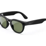RAY-BAN Meta Headliner (Gen 2) Glasses - Shiny Black with Green Lenses