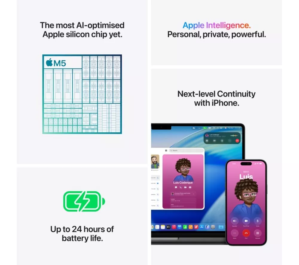 APPLE MacBook Pro 14" (2025) - M5, 1 TB SSD, Space Black - Image 8