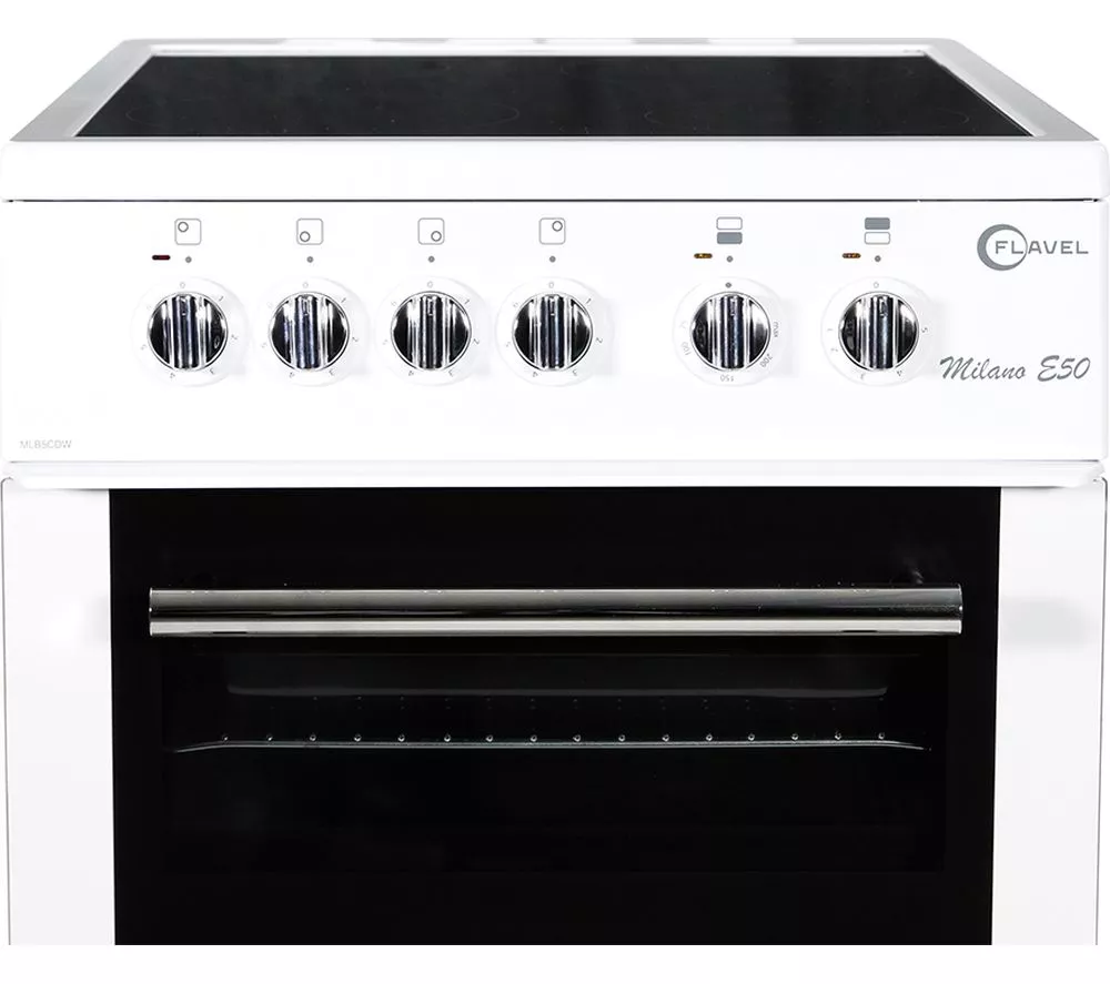FLAVEL MLB5CDW Electric Ceramic Cooker - White - Image 2
